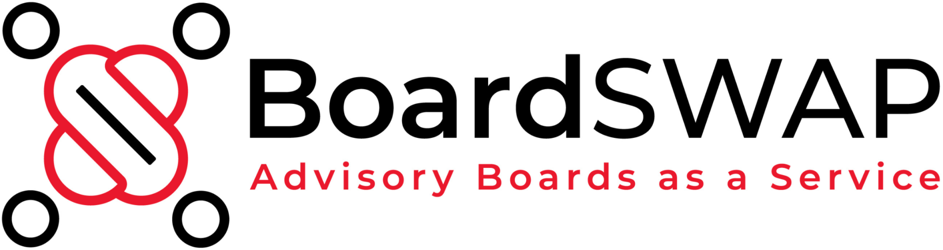 BoardSWAP logo in Red and Black